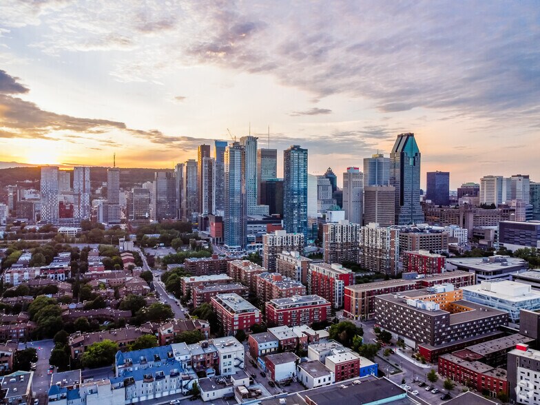 1155 Boul René-Lévesque O, Montréal, QC en alquiler - Vista aérea - Imagen 3 de 10