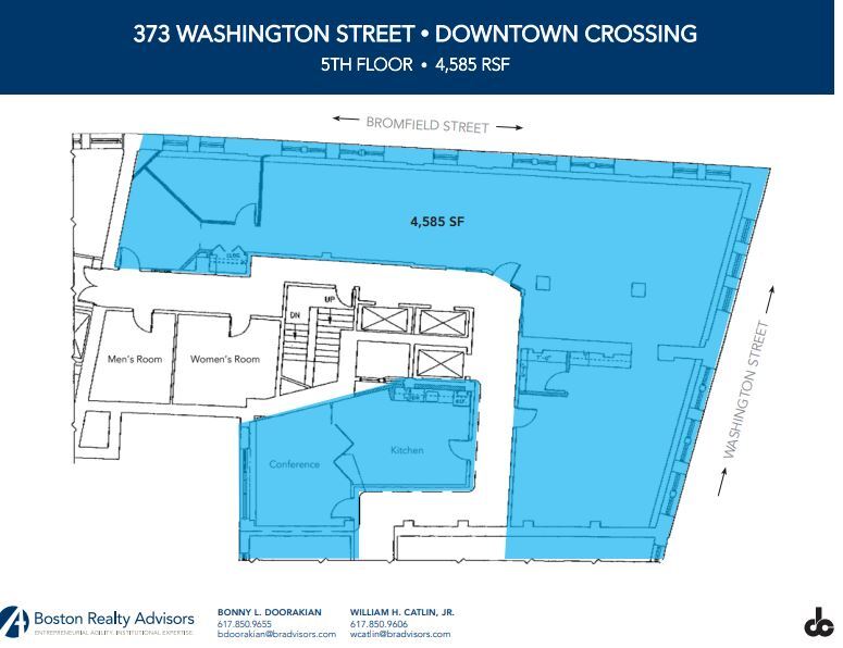 373 Washington St, Boston, MA en alquiler Plano de la planta- Imagen 1 de 1