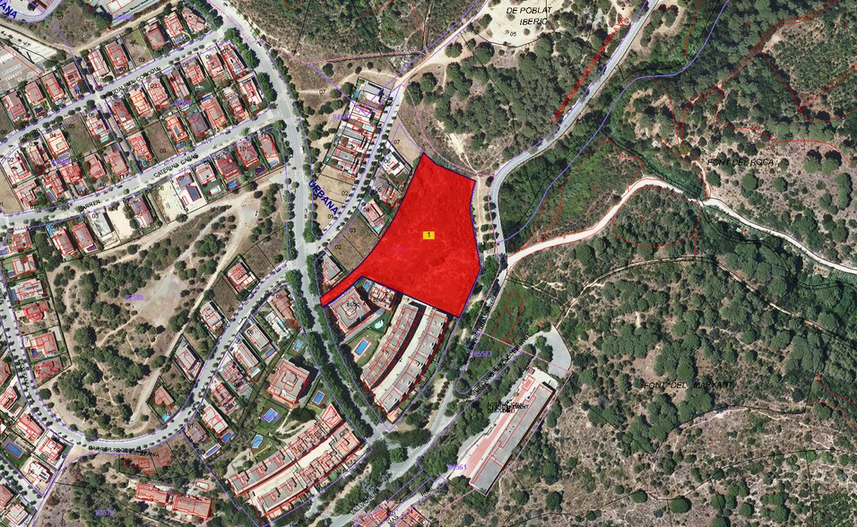 Terreno en Molins de Rei, Barcelona en venta - Plano de solar - Imagen 1 de 5