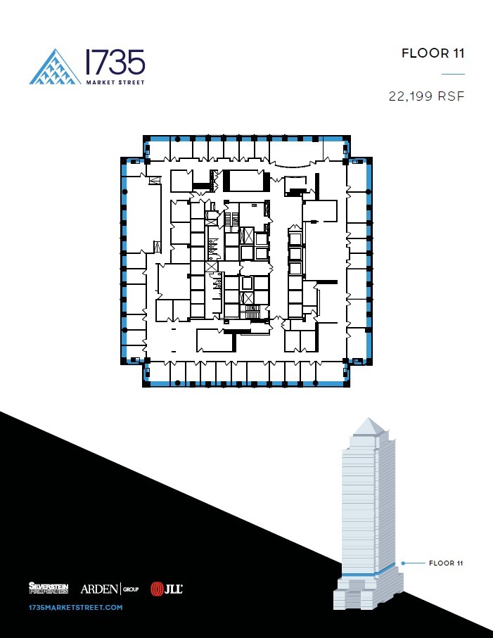 1735 Market St, Philadelphia, PA en alquiler Plano de la planta- Imagen 1 de 1