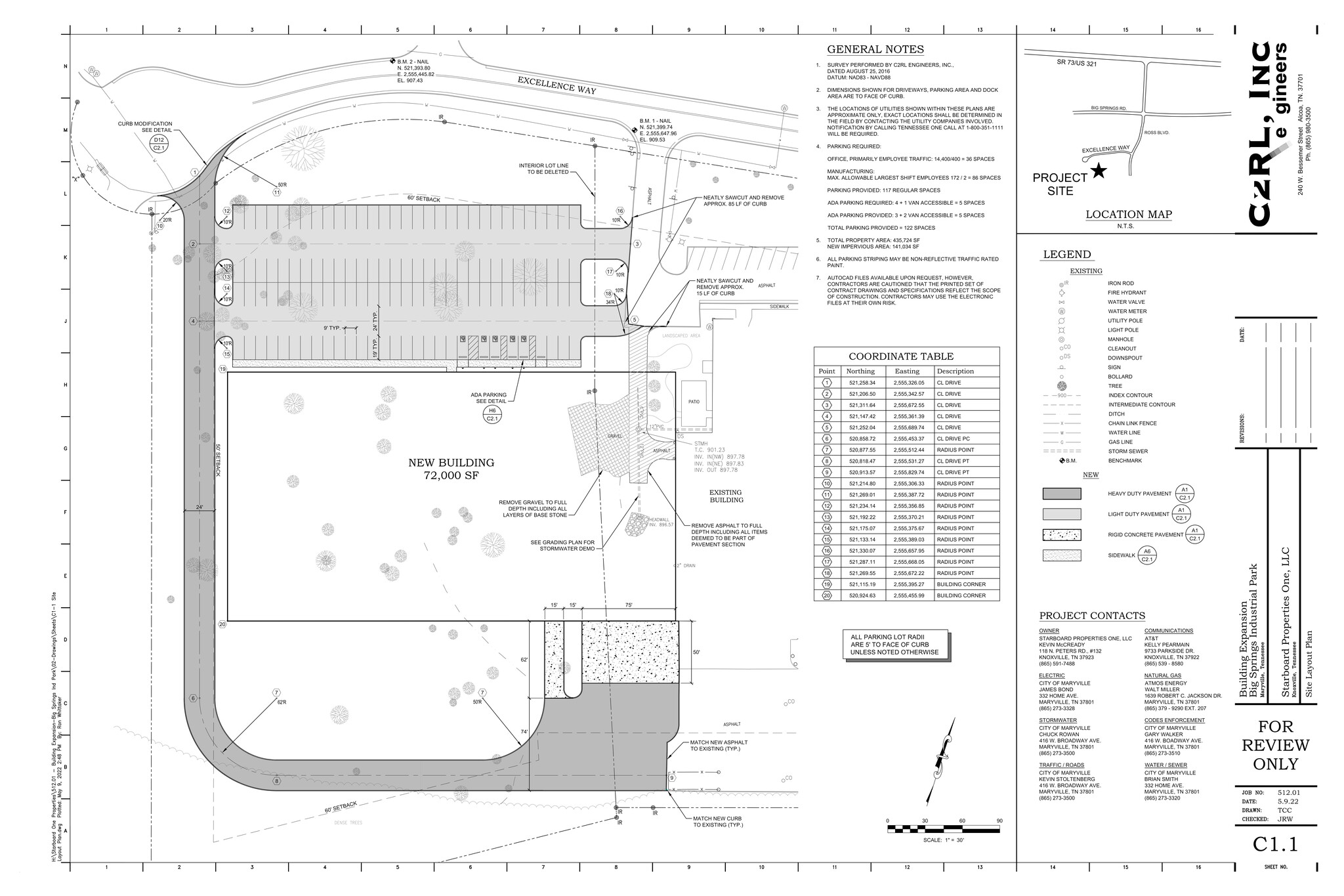 Excellence Way, Maryville, TN en alquiler Plano del sitio- Imagen 1 de 2