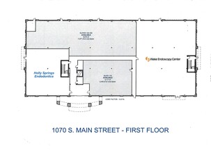 1070 S Main St, Holly Springs, NC en alquiler Plano del sitio- Imagen 1 de 2