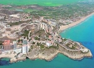 Cullera - AÉREA  vista de mapa