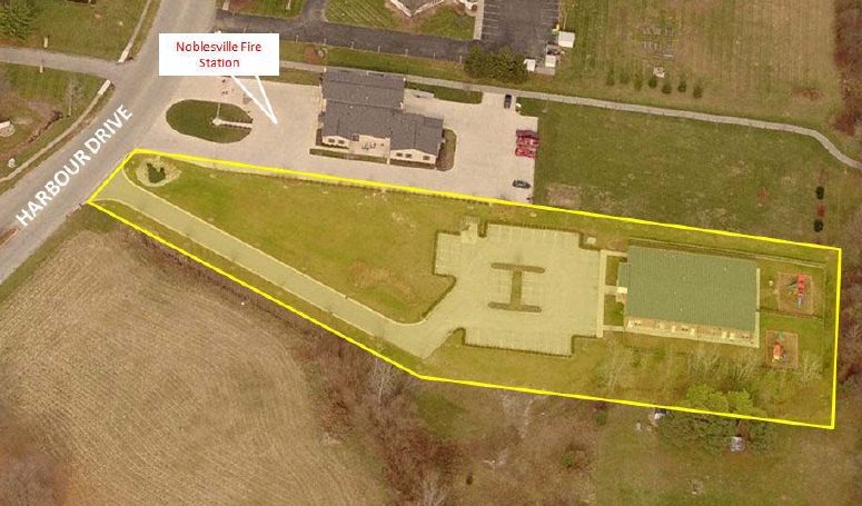 250 S Harbour Dr, Noblesville, IN en venta - Vista aérea - Imagen 2 de 3