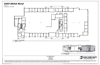 6455 Shiloh Rd, Alpharetta, GA en alquiler Plano de la planta- Imagen 1 de 2