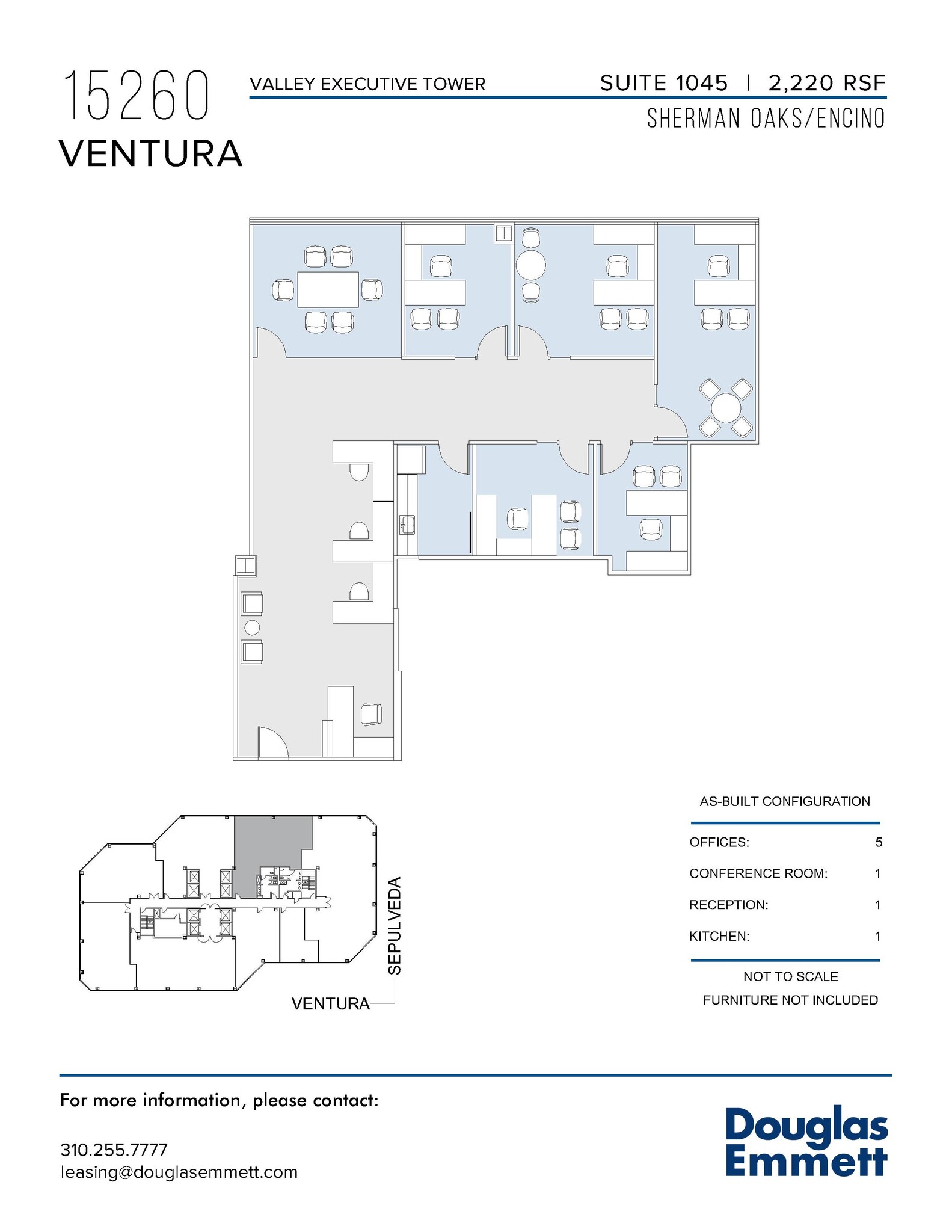 15260 Ventura Blvd, Sherman Oaks, CA en alquiler Plano de la planta- Imagen 1 de 1