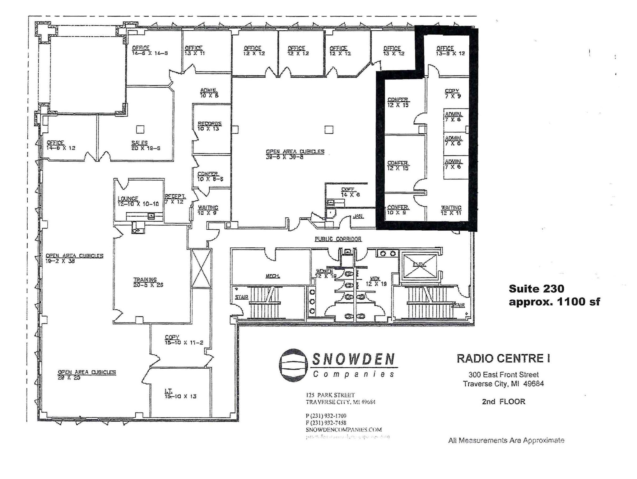 300 E Front St, Traverse City, MI en alquiler Plano de la planta- Imagen 1 de 3