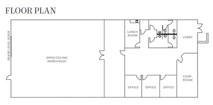 2526 Qume Dr, San Jose, CA en alquiler Plano de la planta- Imagen 1 de 2