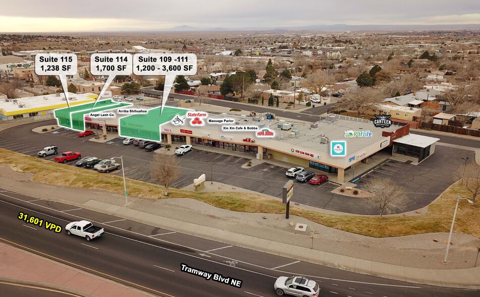 417 Tramway Blvd NE, Albuquerque, NM en alquiler - Foto del edificio - Imagen 2 de 15