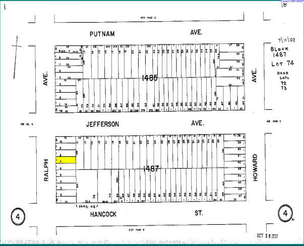 115 Ralph Ave, Brooklyn, NY en venta - Plano de solar - Imagen 2 de 2