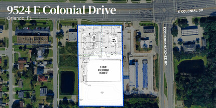 9524 Colonial Dr, Orlando, FL - VISTA AÉREA  vista de mapa