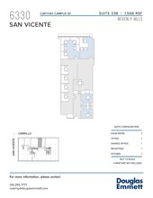 6310 San Vicente Blvd, Los Angeles, CA en alquiler Plano de la planta- Imagen 1 de 1