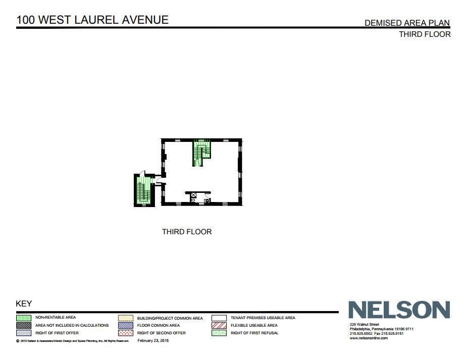 100 W Laurel Ave, Cheltenham, PA en alquiler Plano de la planta- Imagen 1 de 1