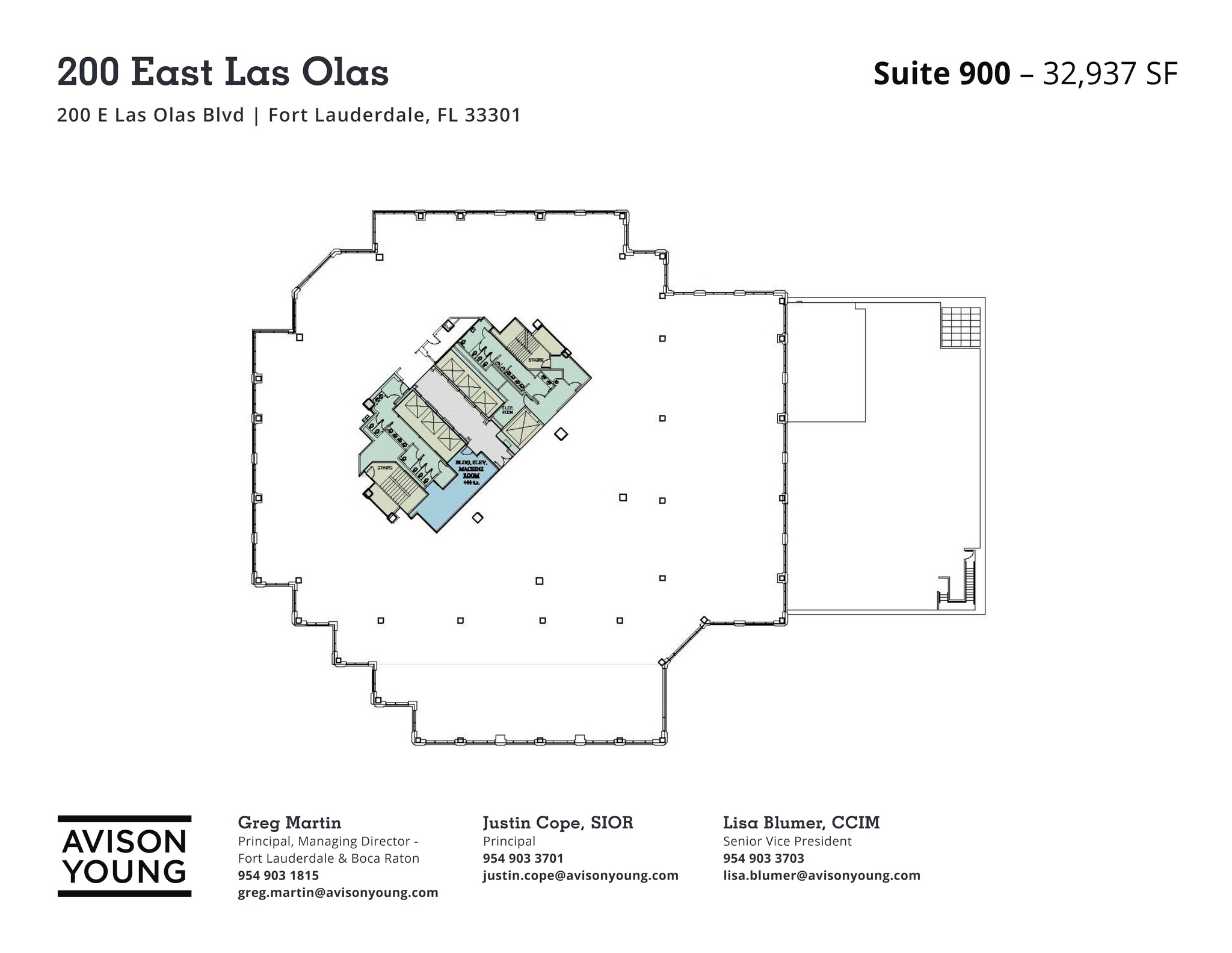 200 E Las Olas Blvd, Fort Lauderdale, FL en alquiler Plano del sitio- Imagen 1 de 1