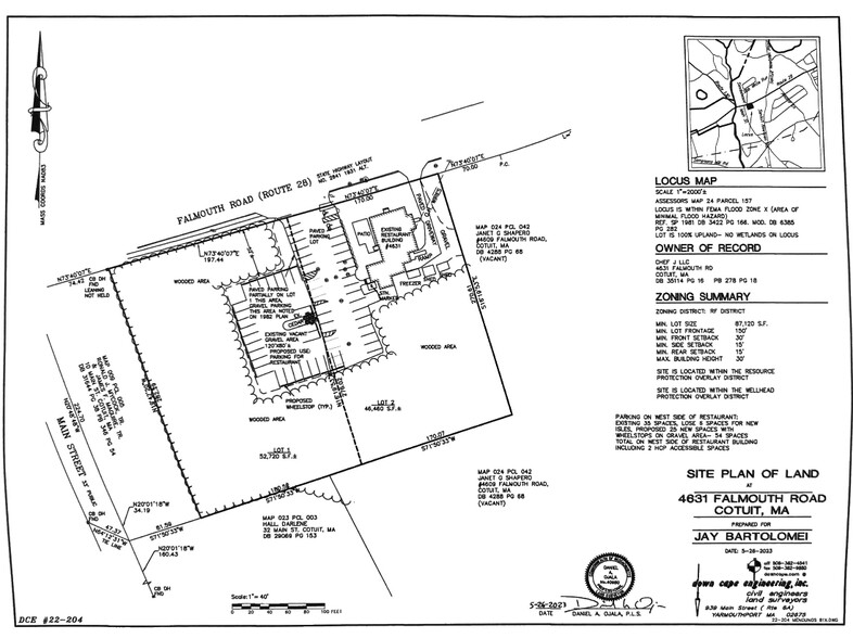 4631 Falmouth Rd, Cotuit, MA en venta - Plano del sitio - Imagen 2 de 50