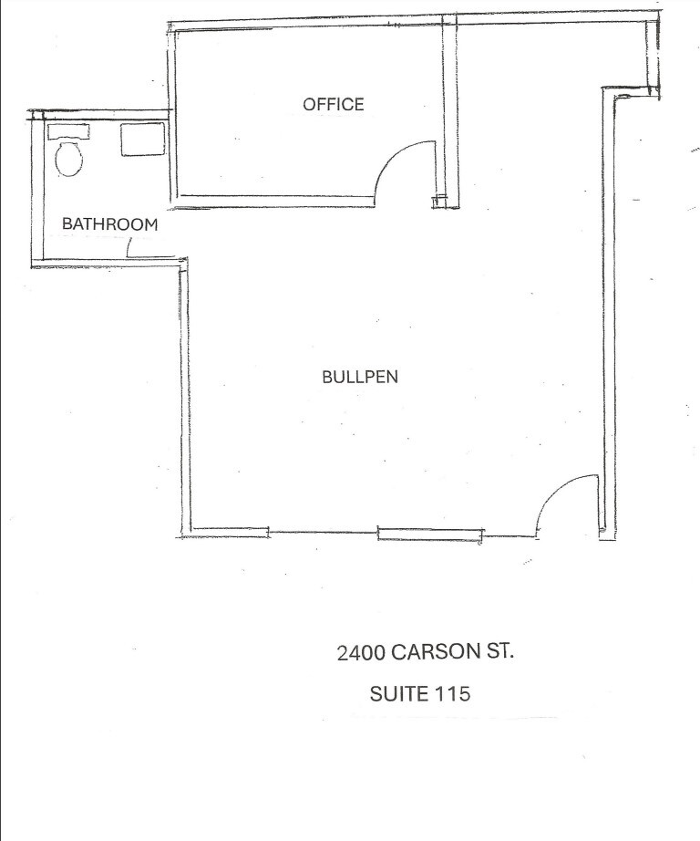 2370-2420 W Carson St, Torrance, CA en alquiler Plano de la planta- Imagen 1 de 6