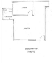 2370-2420 W Carson St, Torrance, CA en alquiler Plano de la planta- Imagen 1 de 6