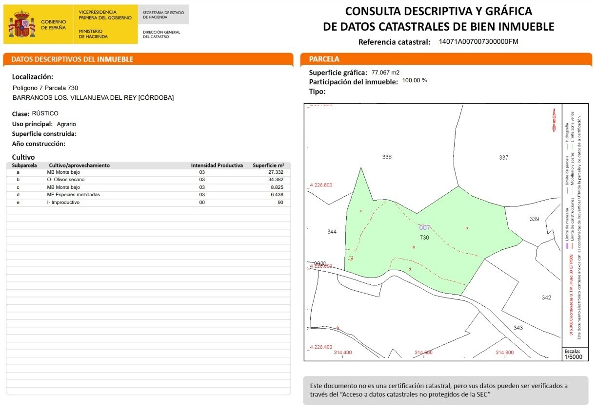 Parcela, 7, Villanueva del Rey, Córdoba en venta Foto principal- Imagen 1 de 12