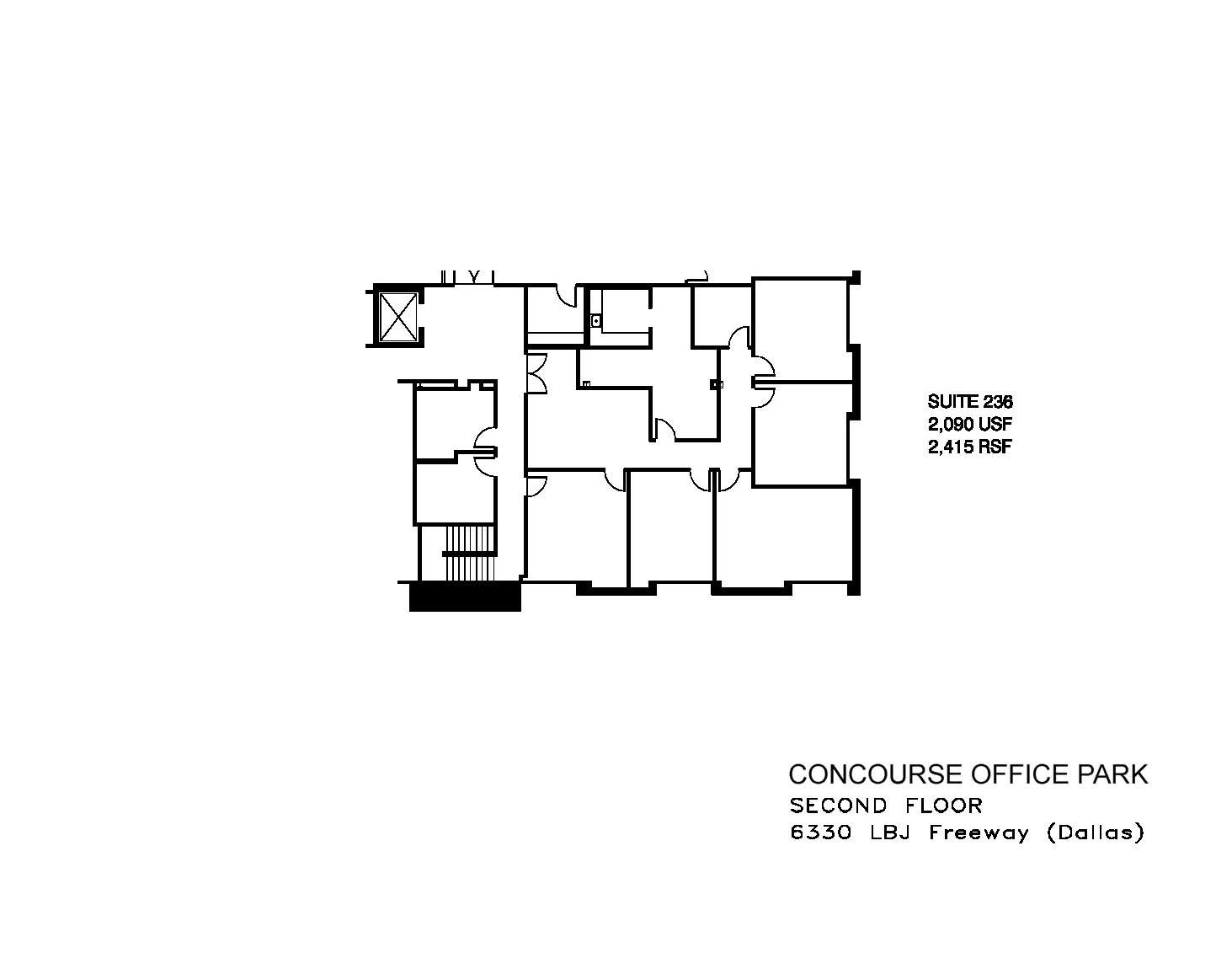 6350 LBJ Fwy, Dallas, TX en alquiler Plano de la planta- Imagen 1 de 1