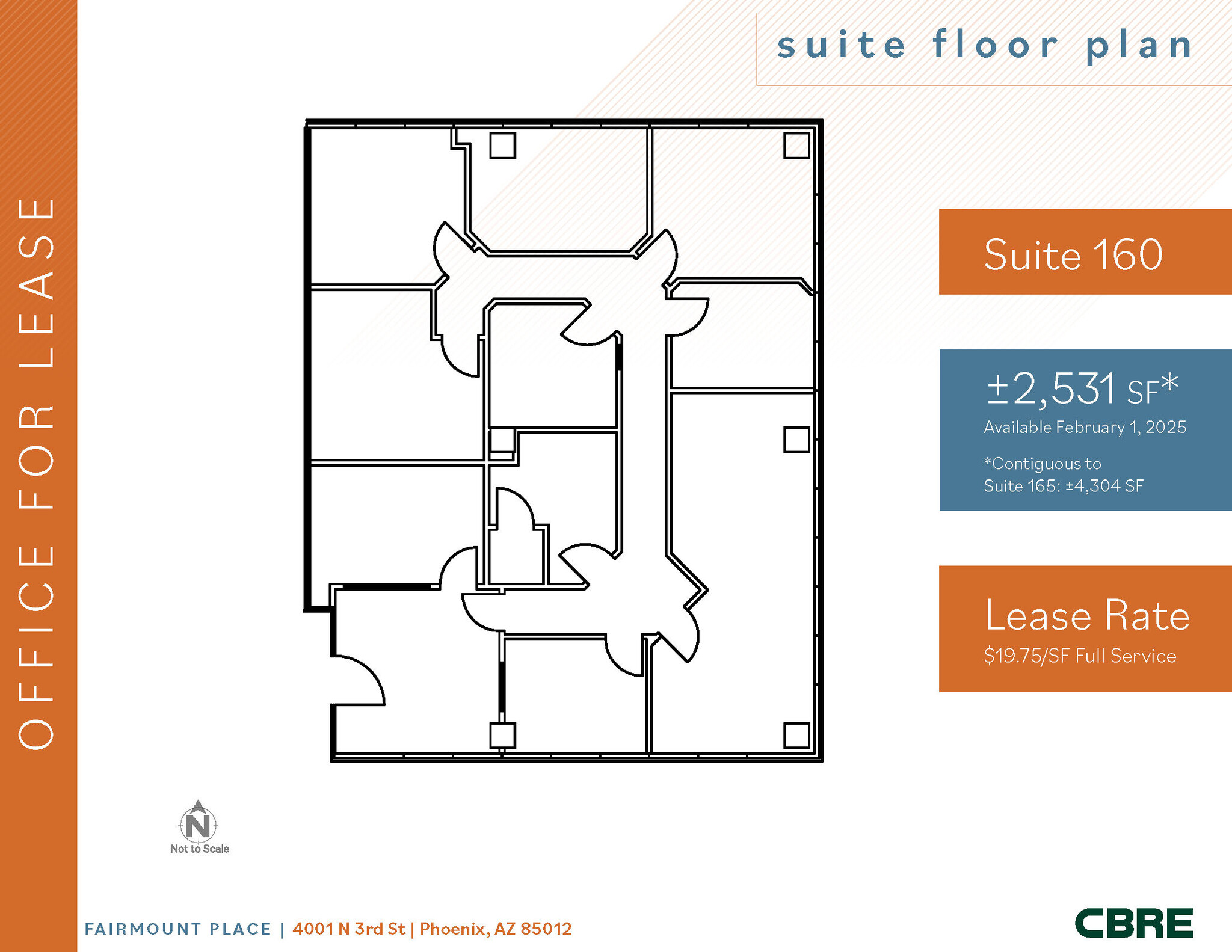 4001 N 3rd St, Phoenix, AZ en alquiler Plano de la planta- Imagen 1 de 1