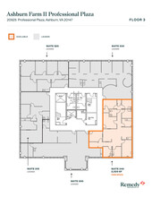 20925 Professional Plz, Ashburn, VA en alquiler Plano de la planta- Imagen 1 de 2