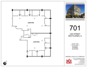 701 Lee St, Des Plaines, IL en alquiler Plano del sitio- Imagen 1 de 7