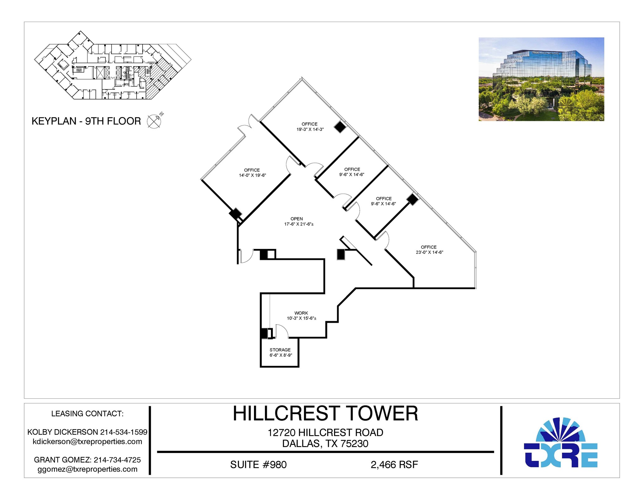 12720 Hillcrest Rd, Dallas, TX en alquiler Plano de la planta- Imagen 1 de 1