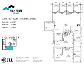 12555 High Bluff Dr, San Diego, CA en alquiler Plano de la planta- Imagen 1 de 1