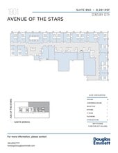 1901 Avenue of the Stars, Los Angeles, CA en alquiler Plano de la planta- Imagen 1 de 1