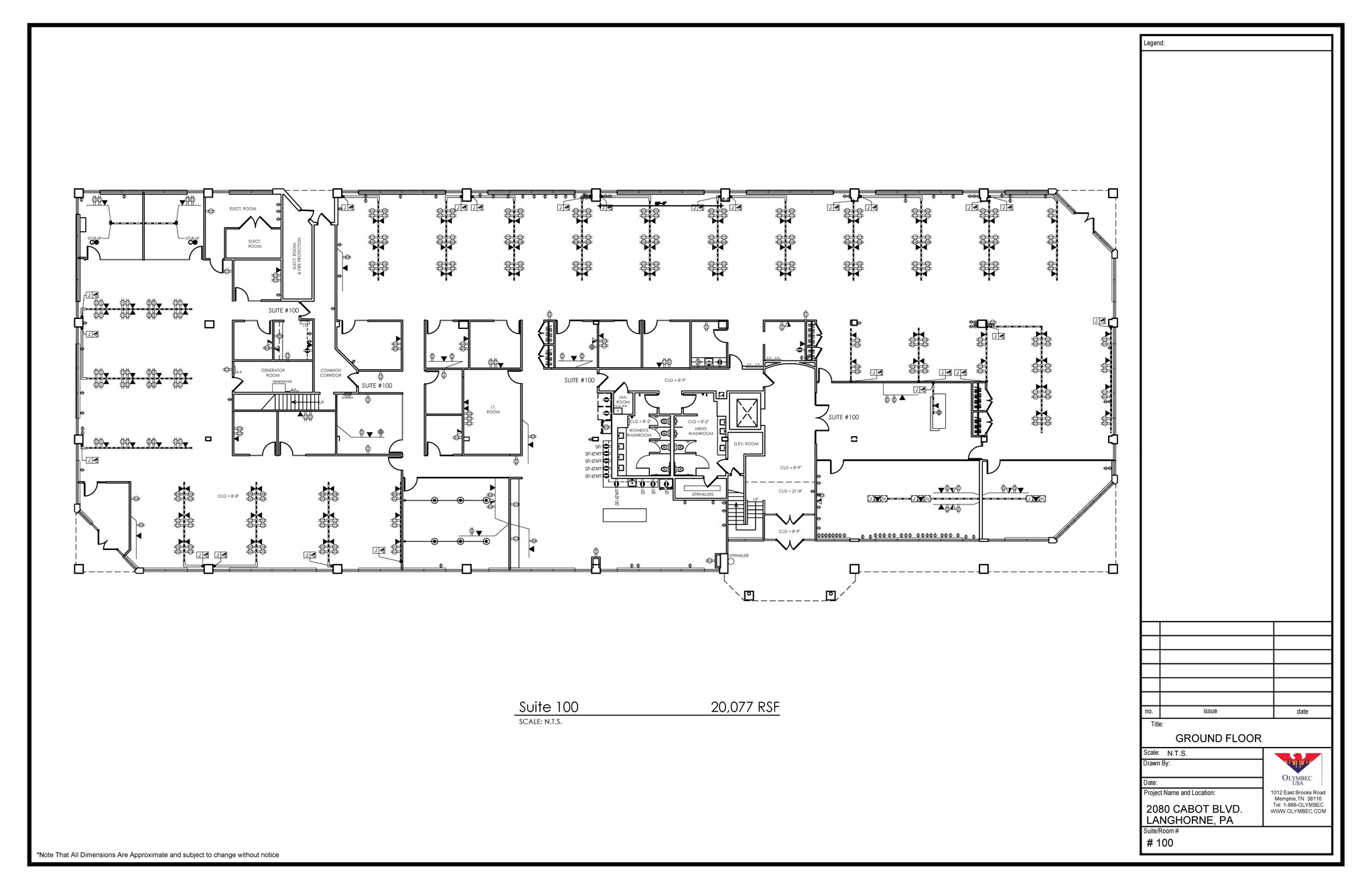 2080 Cabot Blvd W, Langhorne, PA en alquiler Plano de la planta- Imagen 1 de 1