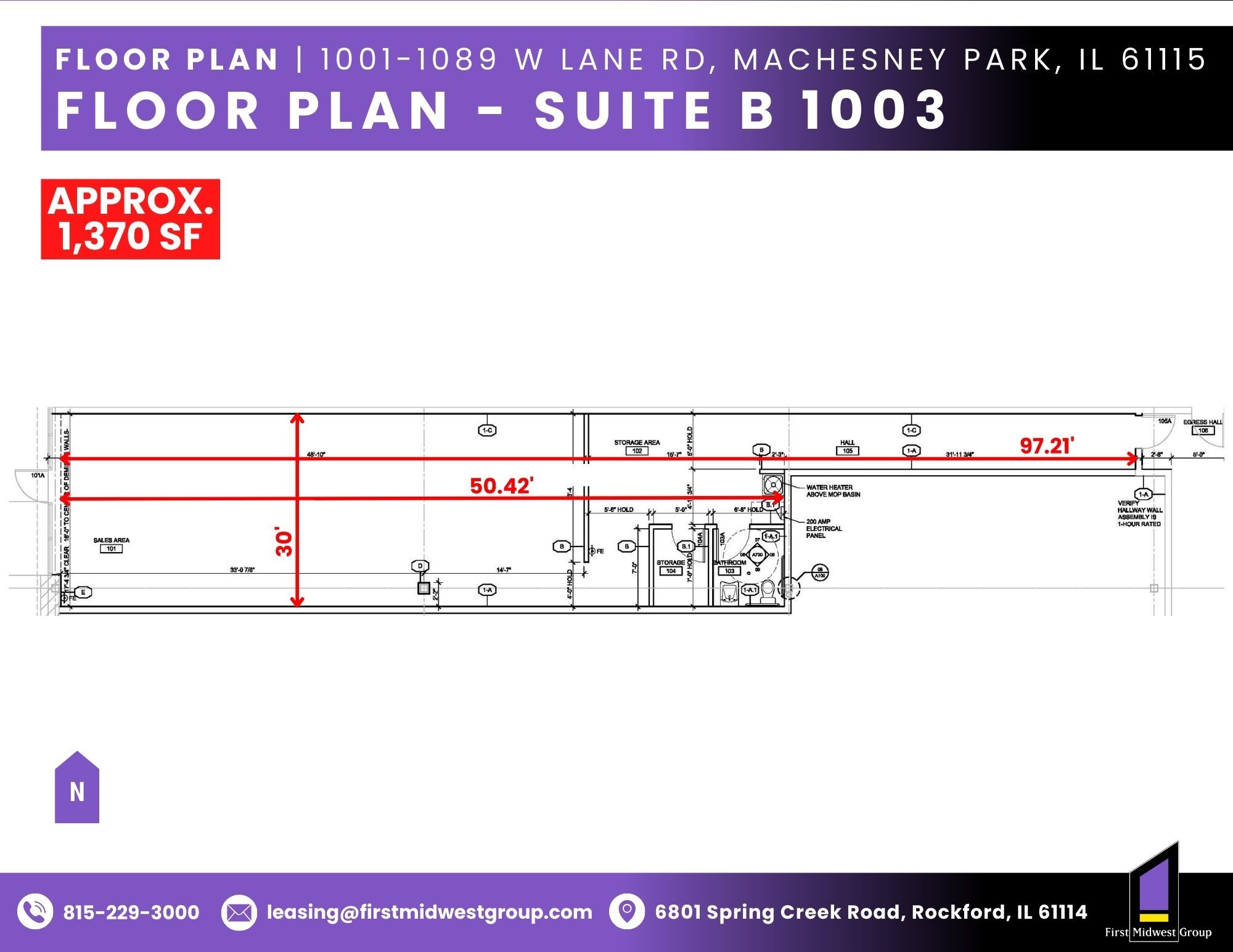 1001-1089 W Lane Rd, Machesney Park, IL en alquiler Foto del edificio- Imagen 1 de 1