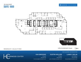 1999 Bryan St, Dallas, TX en alquiler Plano de la planta- Imagen 1 de 1