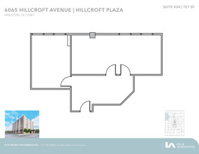 6065 Hillcroft Ave, Houston, TX en alquiler Plano de la planta- Imagen 1 de 1