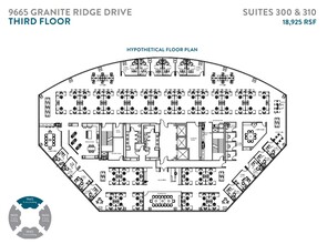 9655 Granite Ridge Dr, San Diego, CA en alquiler Plano de la planta- Imagen 2 de 2