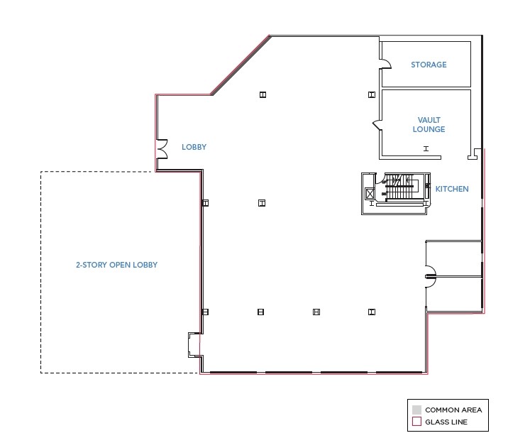 333 W Santa Clara St, San Jose, CA en alquiler Plano de la planta- Imagen 1 de 1