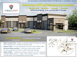 Más detalles para 3270 Gravel Springs Rd, Buford, GA - Flex en venta