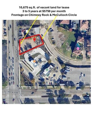 Más detalles de 3133 Chimney Rock Rd, Houston, TX - Terreno en alquiler