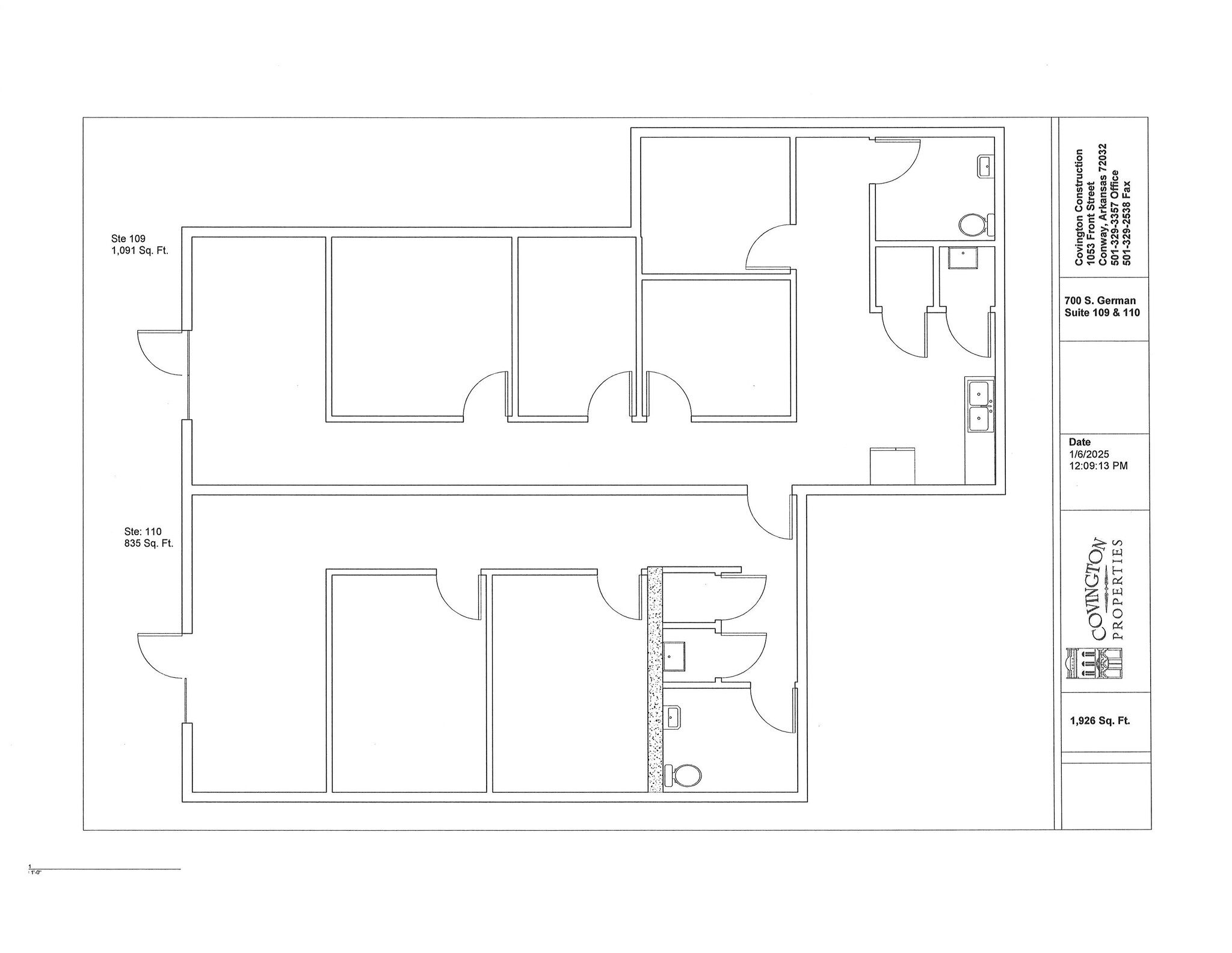 700 S German Ln, Conway, AR en alquiler Plano de la planta- Imagen 1 de 1