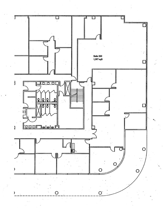 3530 Wilshire Blvd, Los Angeles, CA en alquiler Plano de la planta- Imagen 1 de 1