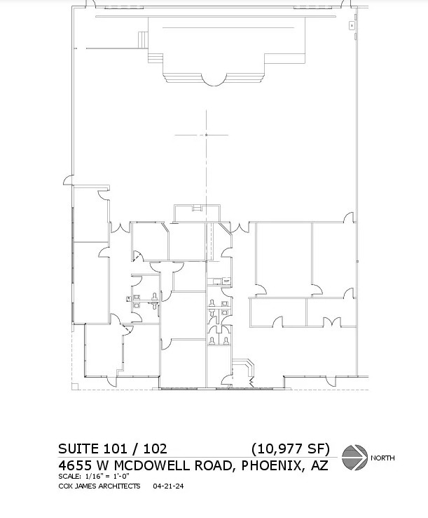 4655 W McDowell Rd, Phoenix, AZ en alquiler Plano de la planta- Imagen 1 de 1