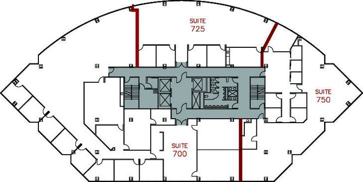 9255 Towne Centre Dr, San Diego, CA en alquiler Plano de la planta- Imagen 1 de 1