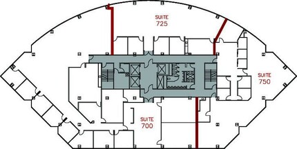 9255 Towne Centre Dr, San Diego, CA en alquiler Plano de la planta- Imagen 1 de 1