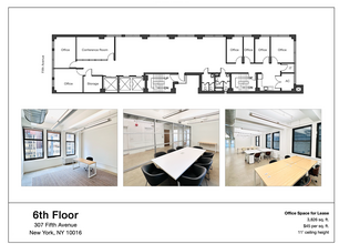 307 Fifth Ave, New York, NY en alquiler Plano de la planta- Imagen 2 de 7