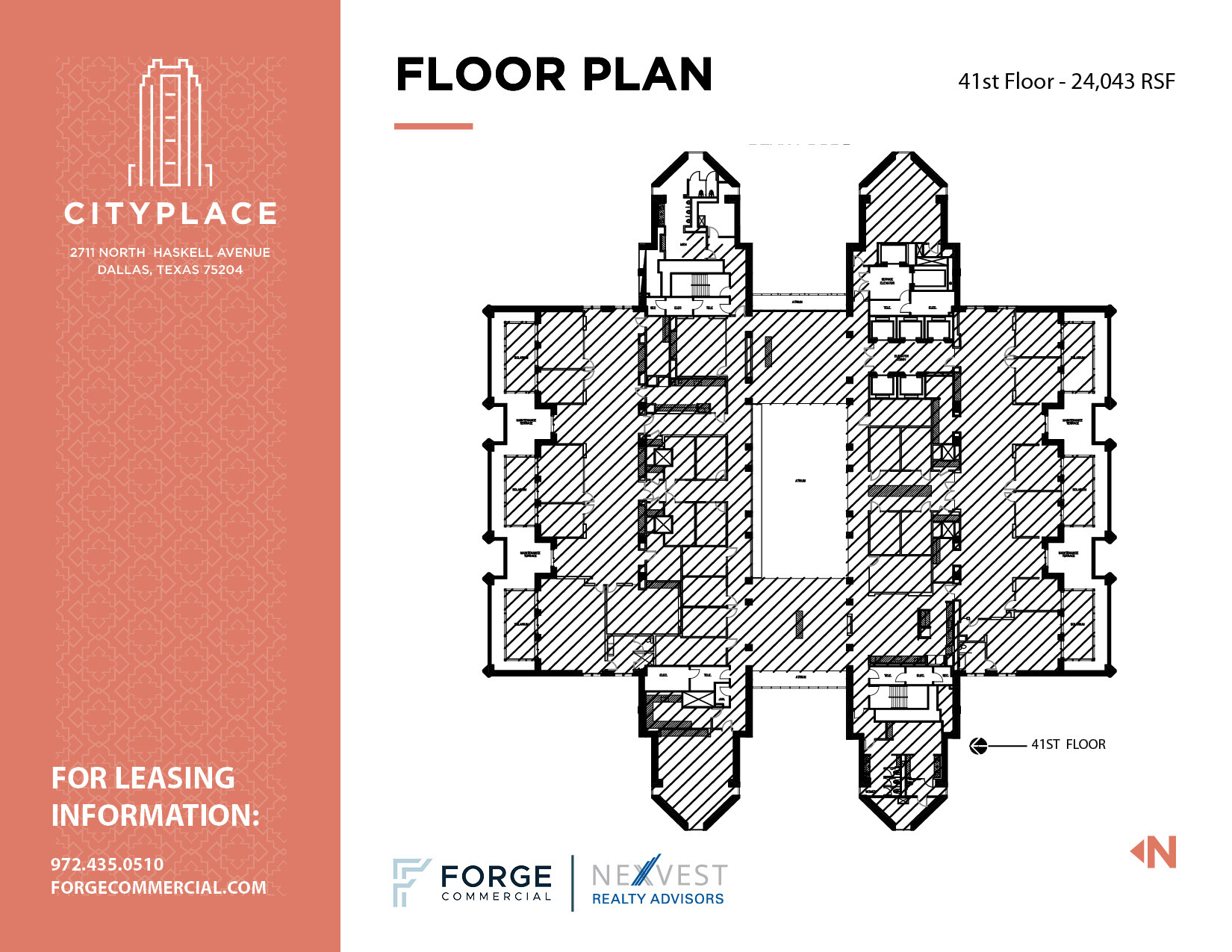 2711 N Haskell Ave, Dallas, TX en alquiler Plano de la planta- Imagen 1 de 1