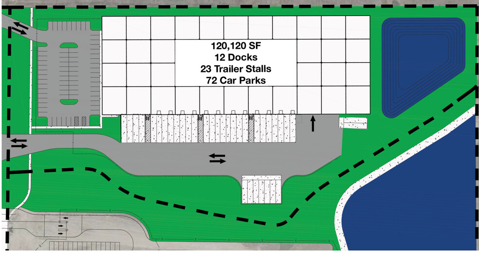 Wahrman Rd, Romulus, MI en alquiler - Plano del sitio - Imagen 2 de 3