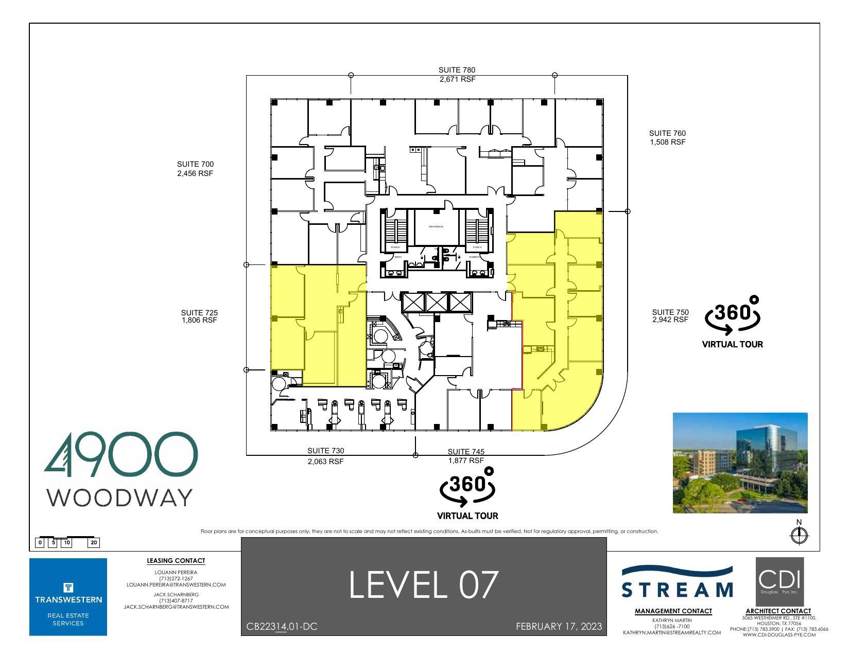 4900 Woodway Dr, Houston, TX en alquiler Plano de la planta- Imagen 1 de 1