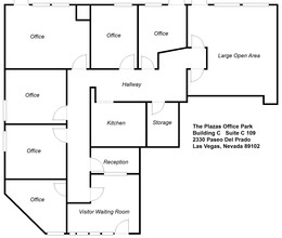 2310 Paseo Del Prado, Las Vegas, NV en alquiler Plano de la planta- Imagen 1 de 1