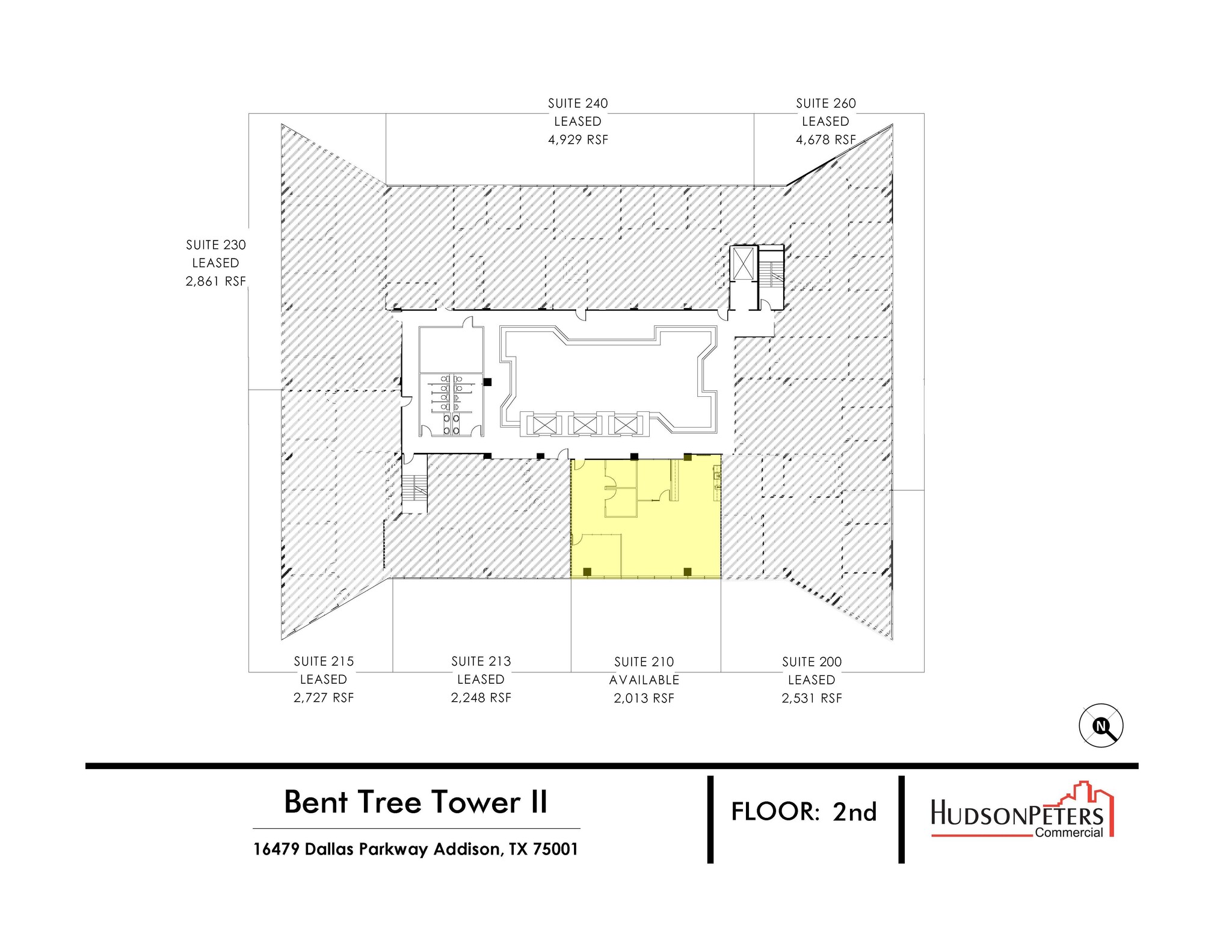 16479 Dallas Pky, Addison, TX en alquiler Plano de la planta- Imagen 1 de 1