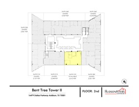 16479 Dallas Pky, Addison, TX en alquiler Plano de la planta- Imagen 1 de 1