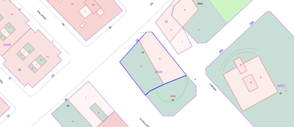 Carrer Polo de Bernabé, 22, Vila-real, Castellón en venta - Plano de solar - Imagen 2 de 2